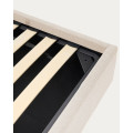 Ліжко Nahiri N00026FA12 Бежевий 160x200 см3